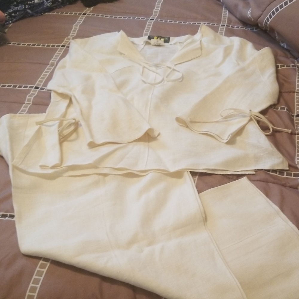 2 piece Linen pant suit - Picture 4 of 4